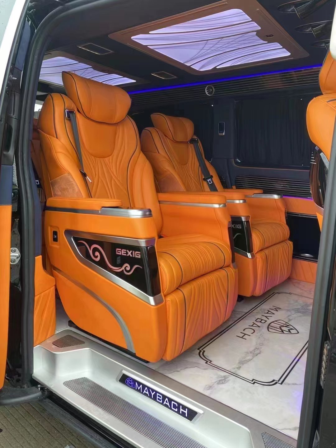 ST-ZGF Interior Modified Electric Vip Luxury Car Seat with Massage Ventilated for Kia Carnival Benz GL8 Van Seats